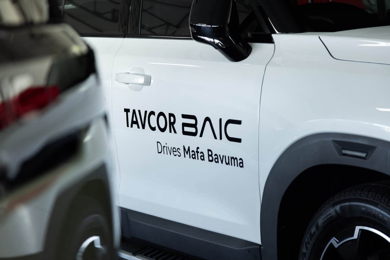 Tavcor BAIC drives Mafa Bavuma vehicle